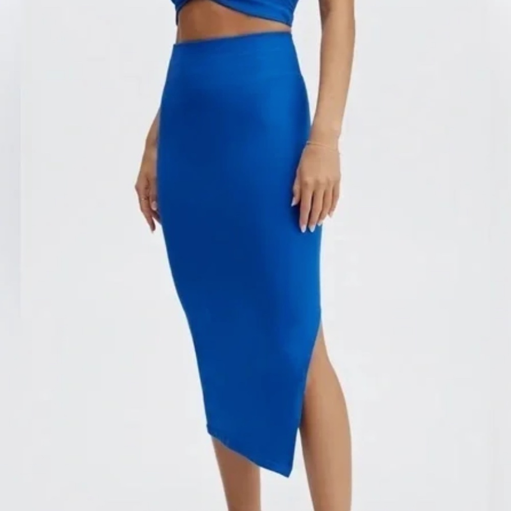 High-Waisted Ribbed Seamless Skirt